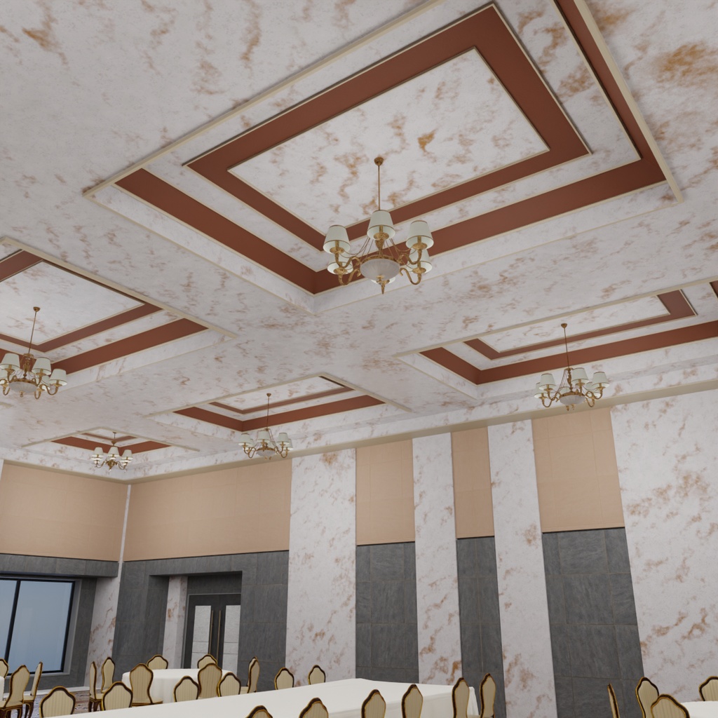 【Blender】 ボールルーム Ballroom