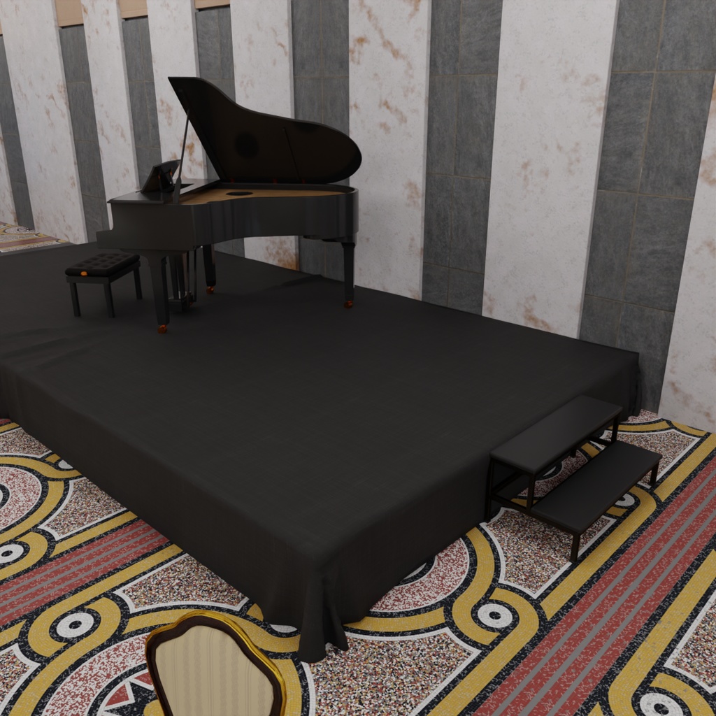 【Blender】 ボールルーム Ballroom