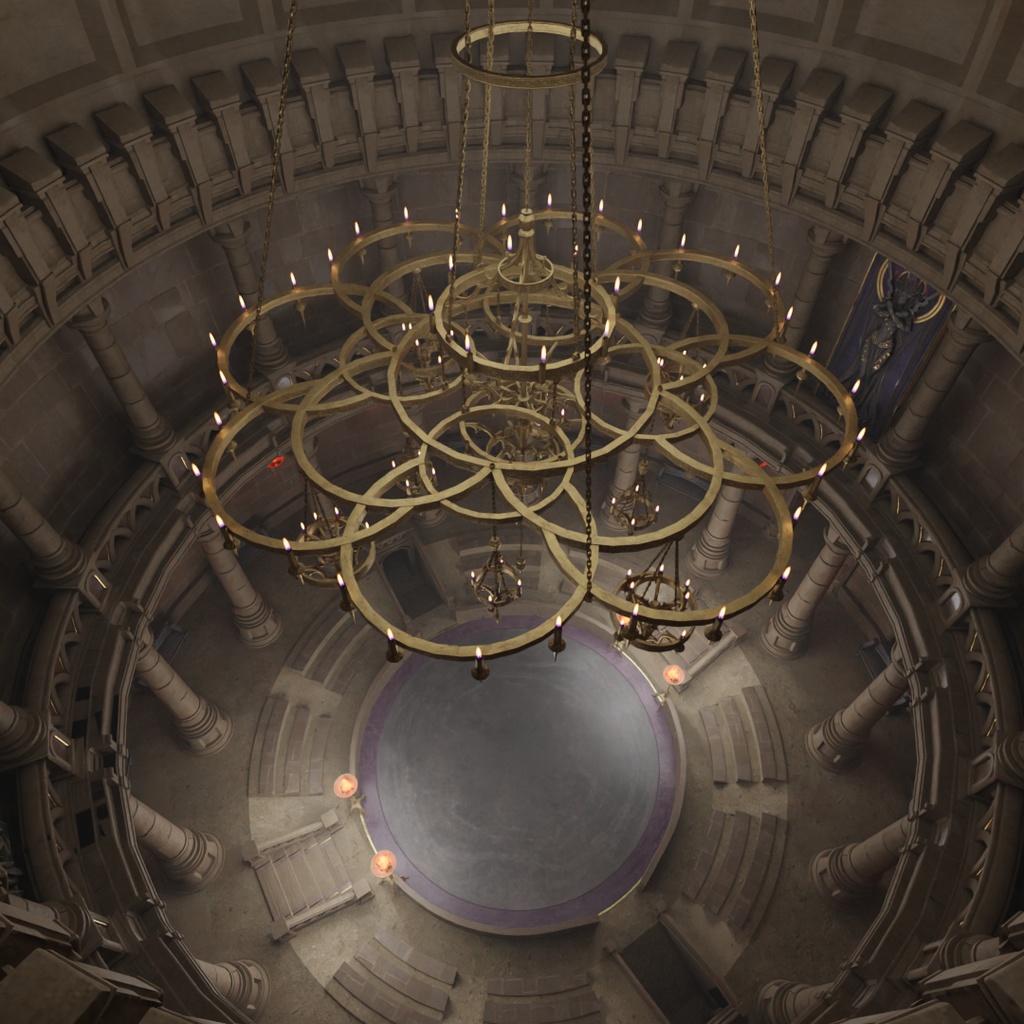 【Blender】 古代の室内闘技場 Ancient indoor arena