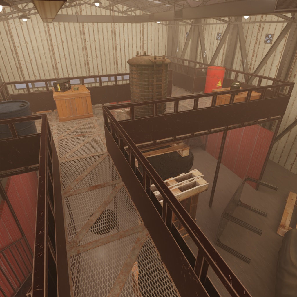 【Blender】 室内サバイバルゲームルーム Indoor Survival Game Room