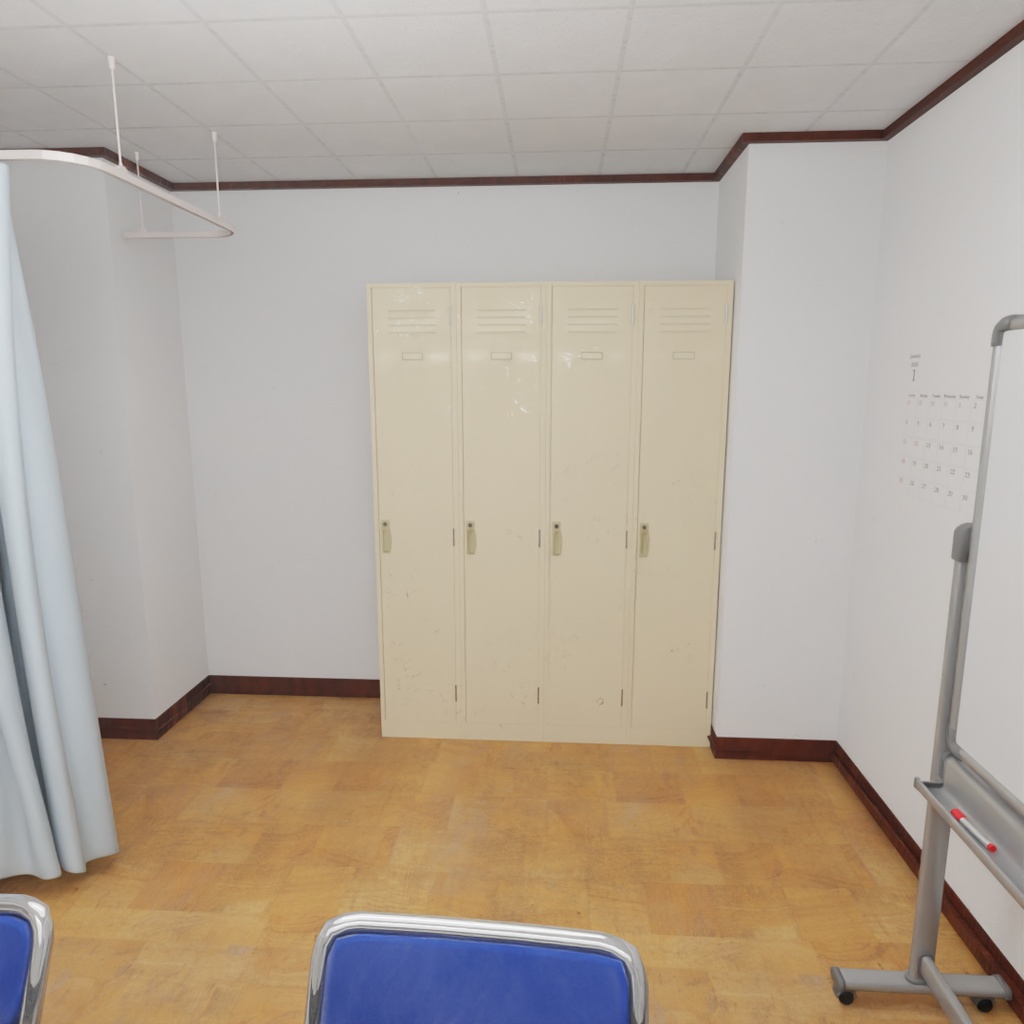 【Blender】 オフィスの休憩室 Office break room