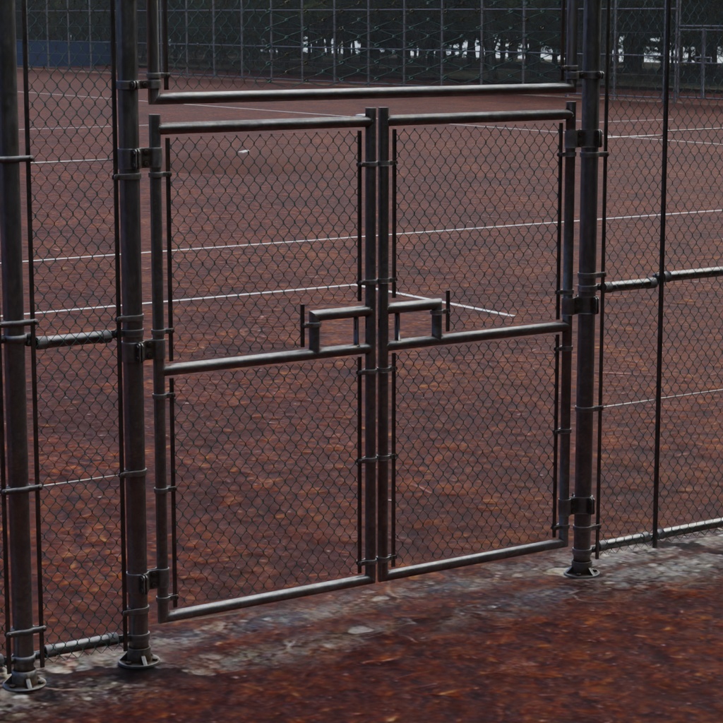 【Blender】 野球場 Baseball field