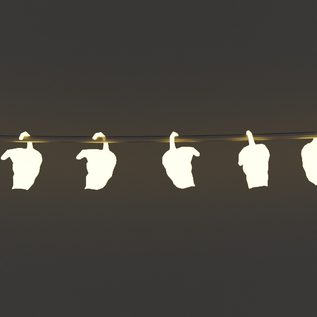 【Blender】猫のイルミネーションライト Cat Illumination Lights