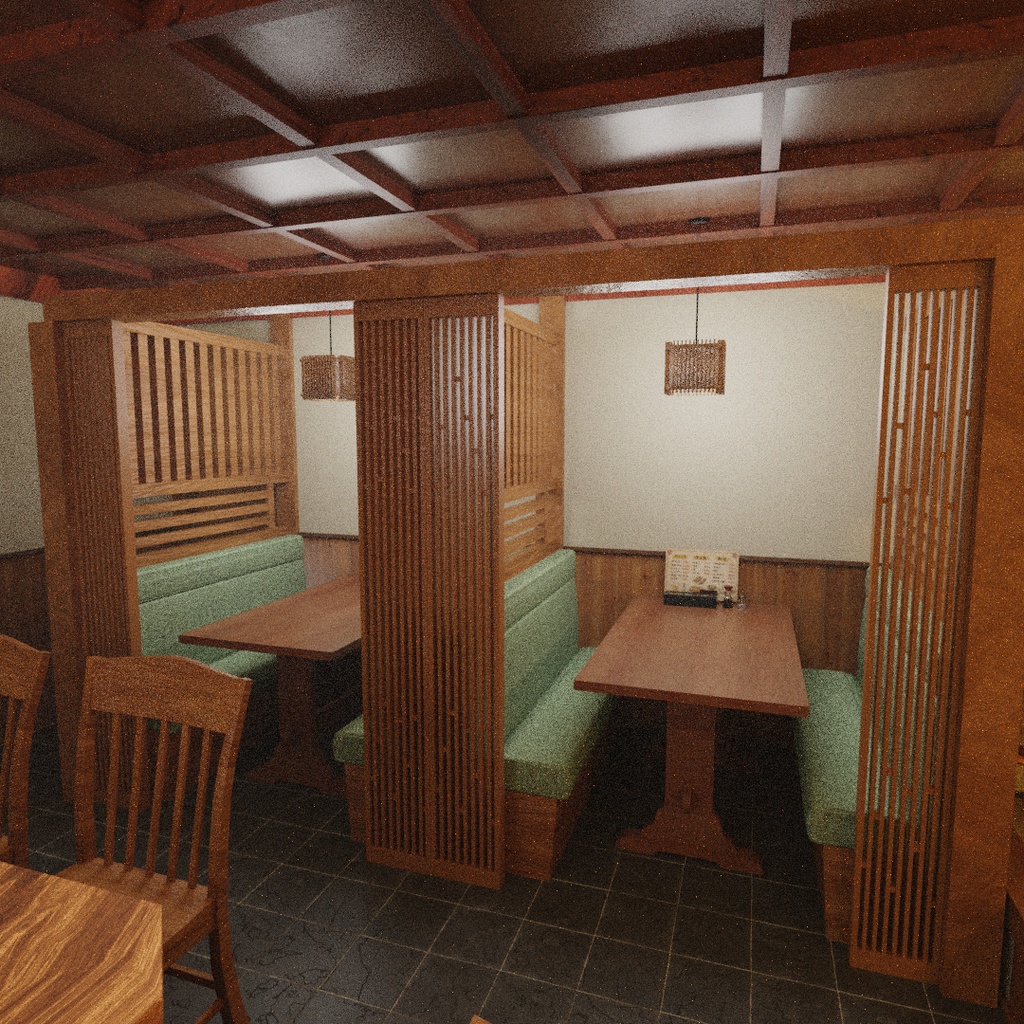 【Blender】昭和レトロ風居酒屋 Showa Retro-Style Izakaya