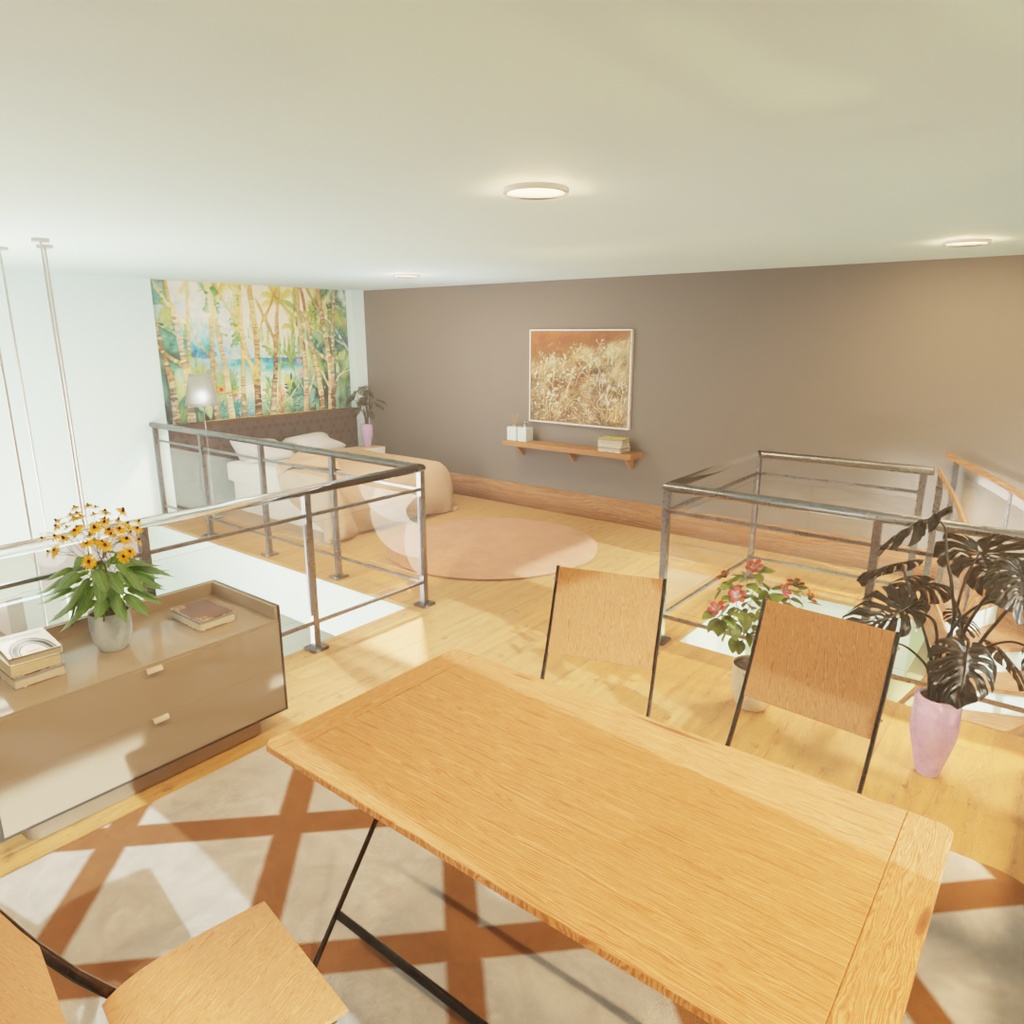 【Blender】オーシャン・アセント・ヴィラ-海を見渡す別荘- Ocean Ascent Villa