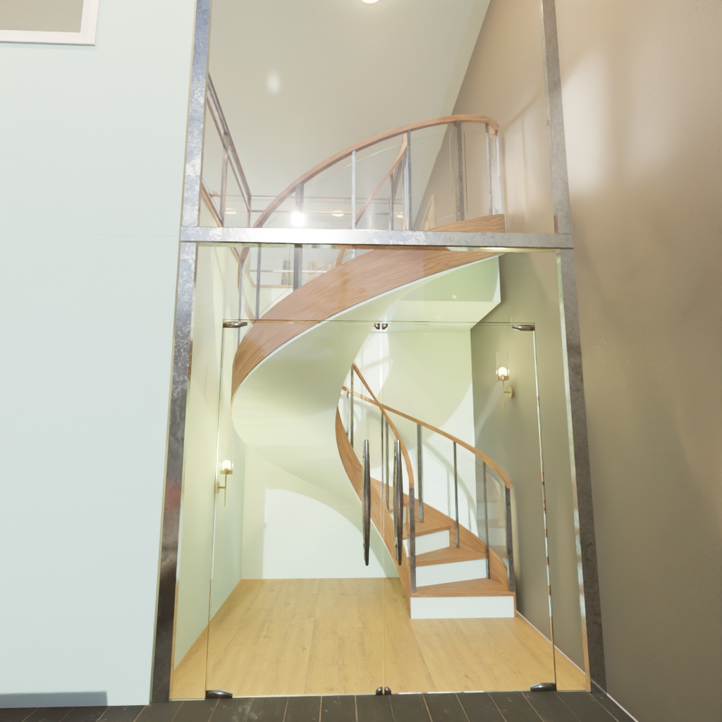 【Blender】オーシャン・アセント・ヴィラ-海を見渡す別荘- Ocean Ascent Villa