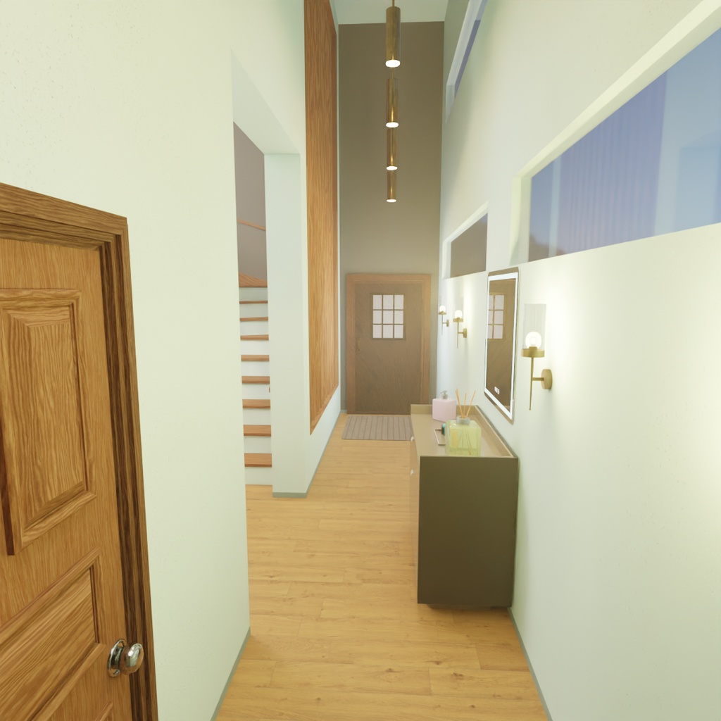 【Blender】オーシャン・アセント・ヴィラ-海を見渡す別荘- Ocean Ascent Villa