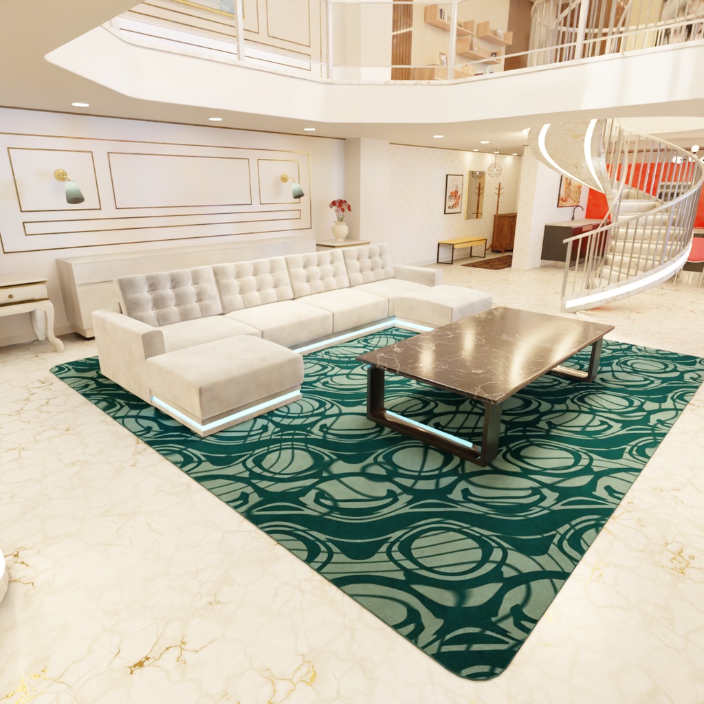 【Blender】大きな窓と螺旋階段のメゾネット Maisonette with large windows and a spiral staircase