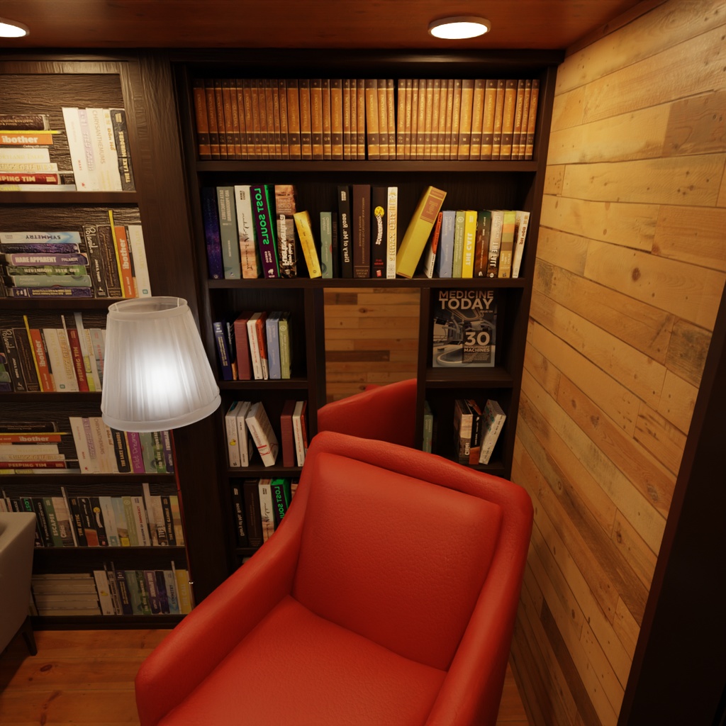 【Blender】秘密のアジト風コンテナハウス A Container House with a Secret Hideout Vibe