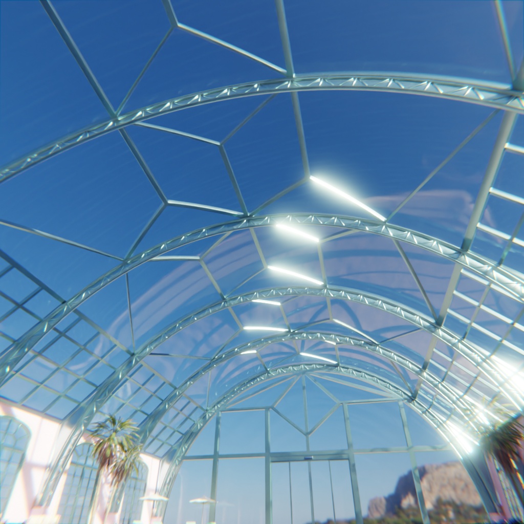 【Blender】 アクアドーム・リゾートプール - Aqua Dome Resort Pool