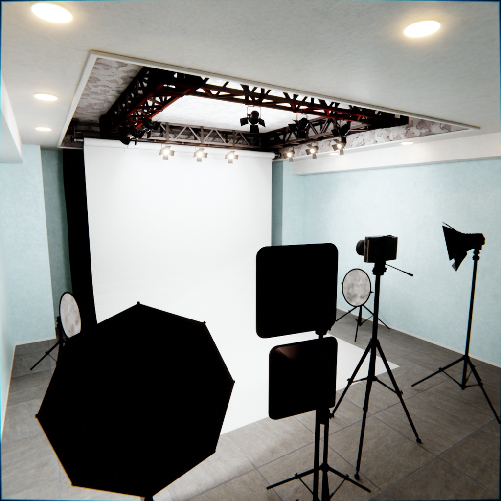 【Blender】 撮影ルーム - Photo Studio