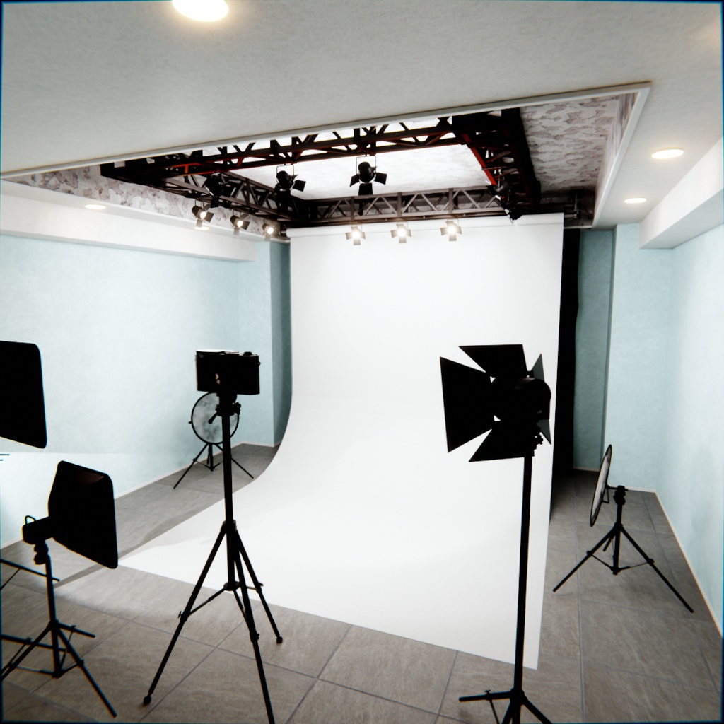 【Blender】 撮影ルーム - Photo Studio