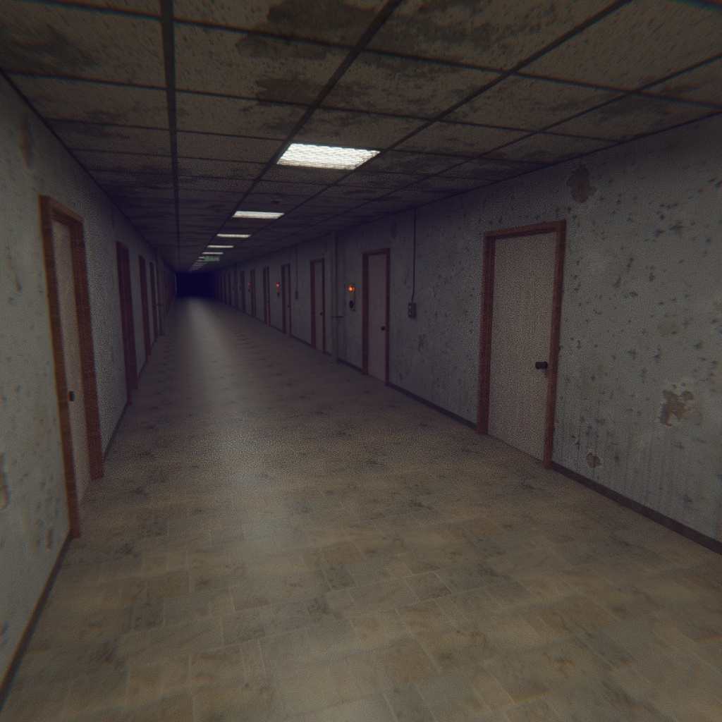 【Blender】 Liminal Corridor - 終わらない廊下