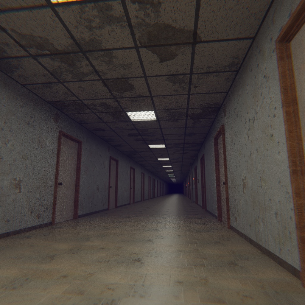 【Blender】 Liminal Corridor - 終わらない廊下
