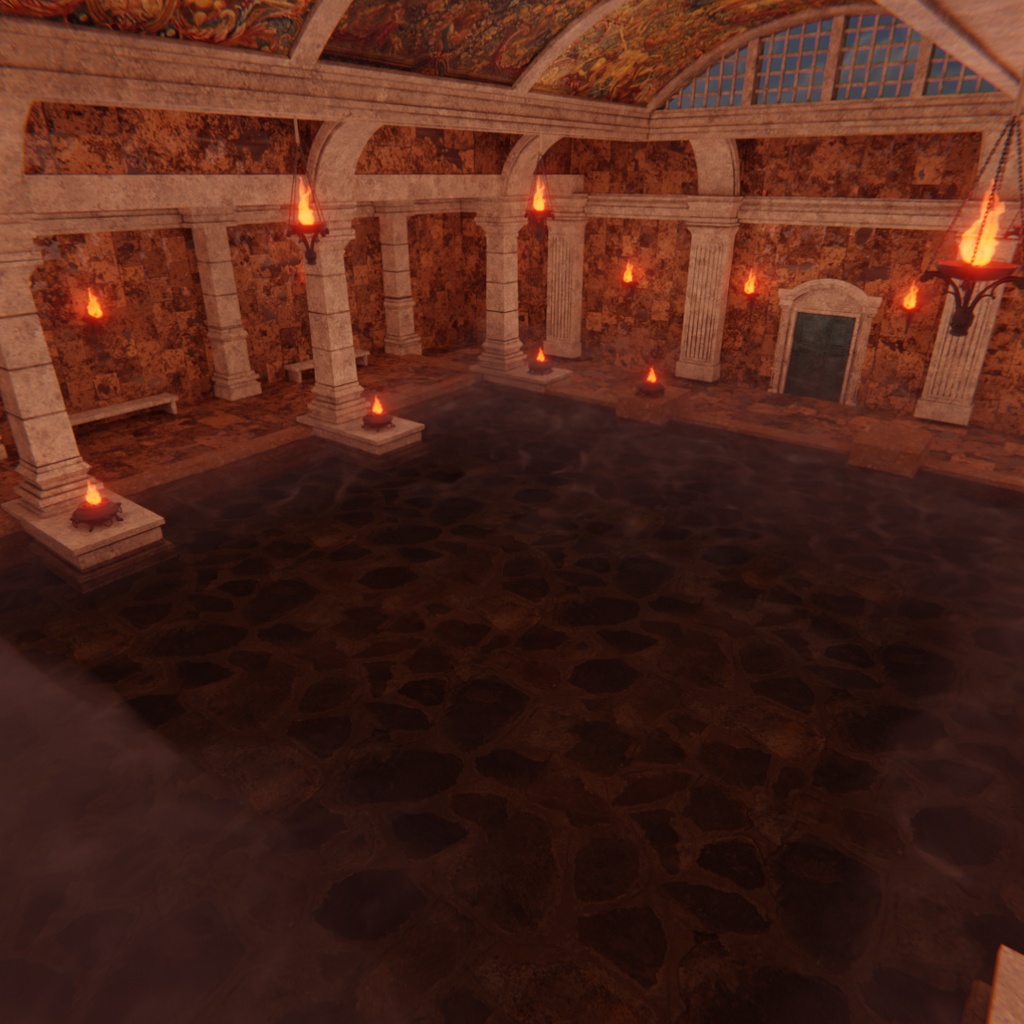 【Blender】 古代ローマ大浴場 - Ancient Roman Thermae