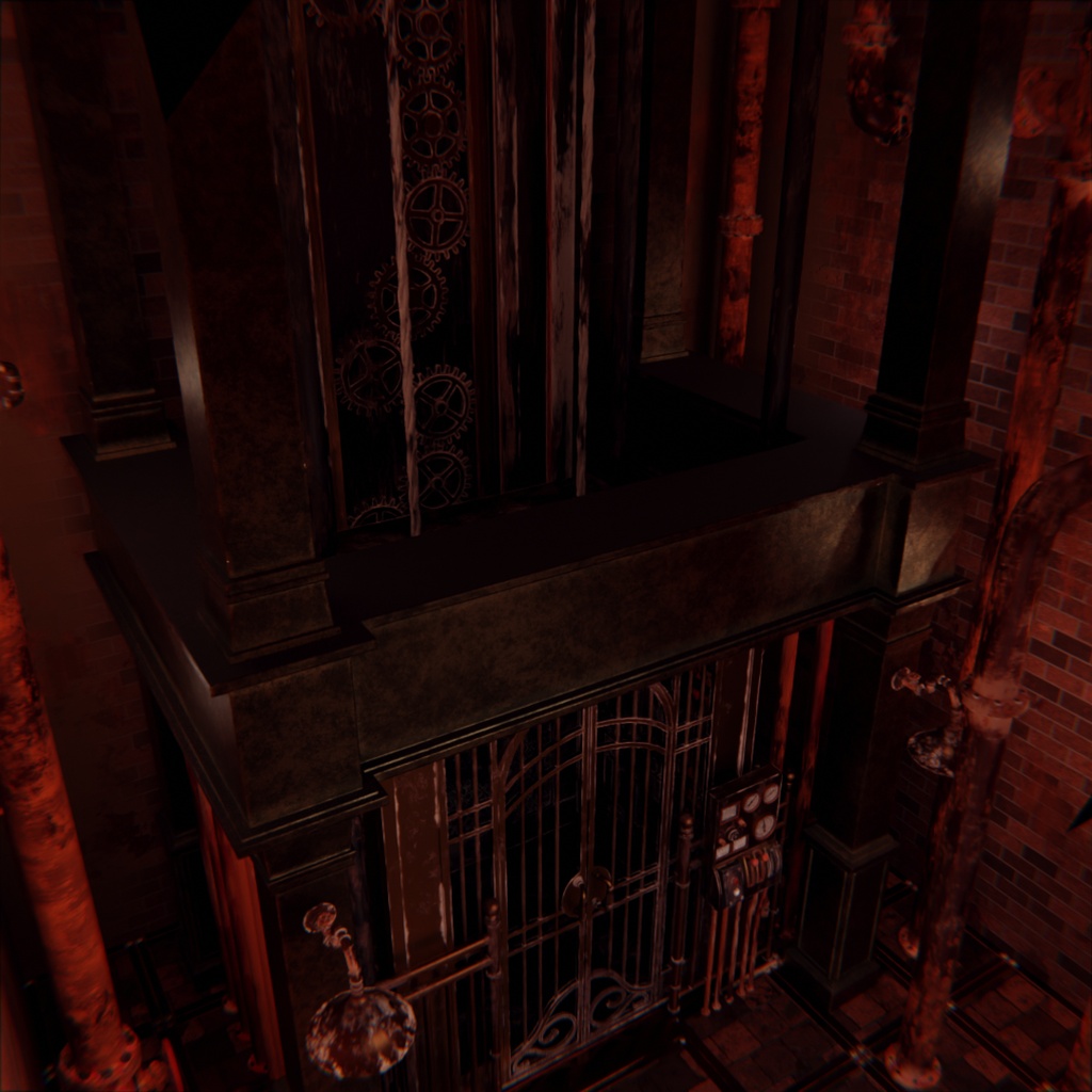 【Blender】 スチームパンク時計台【Steam Clock Tower】