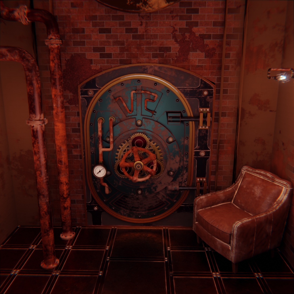 【Blender】 スチームパンク時計台【Steam Clock Tower】