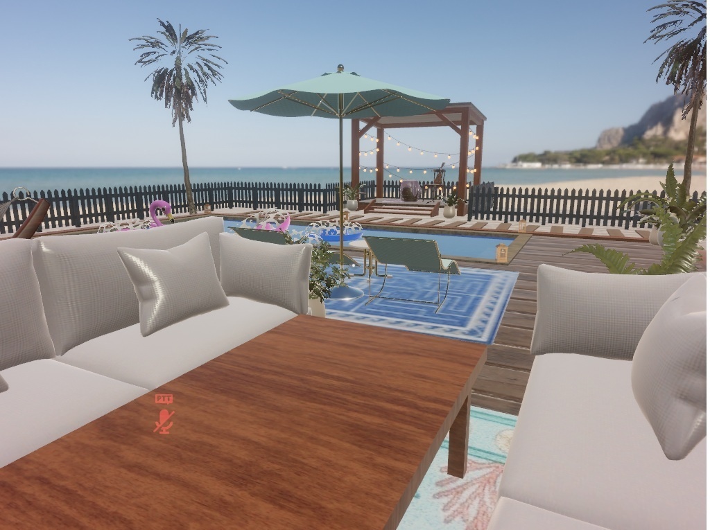 【Blender】ビーチリゾート ラウンジ Summer Paradise Lounge