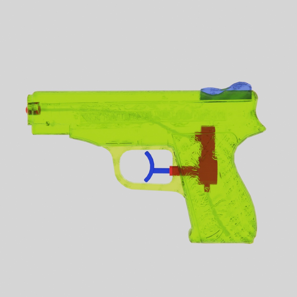 【Blender】SUMMER WATER GUNS 夏の水鉄砲 3Dモデル2種