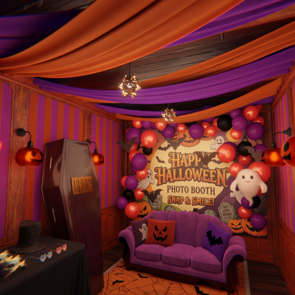 【Blender】 ハロウィンカフェ&フォトブース
