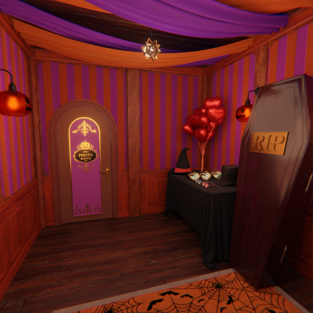 【Blender】 ハロウィンカフェ&フォトブース
