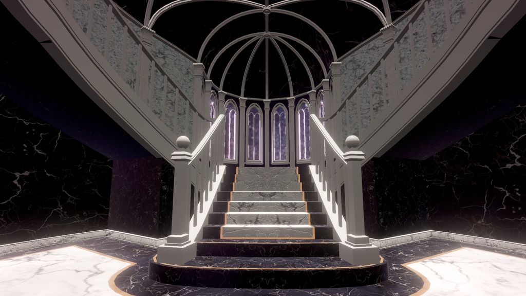 【VRChat】 黒白のチェス宮殿 - Gothic Chess Palace -