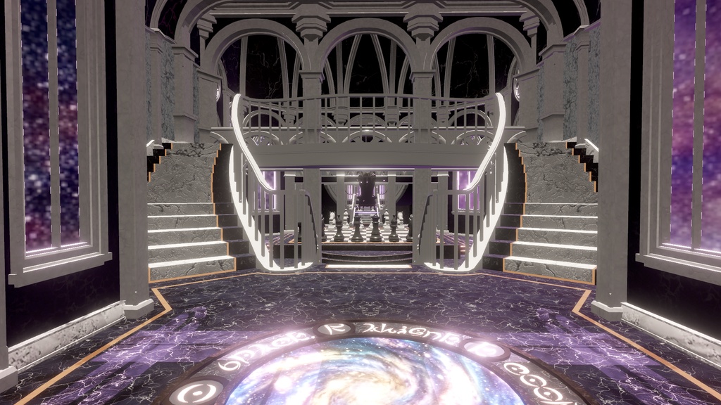【VRChat】 黒白のチェス宮殿 - Gothic Chess Palace -