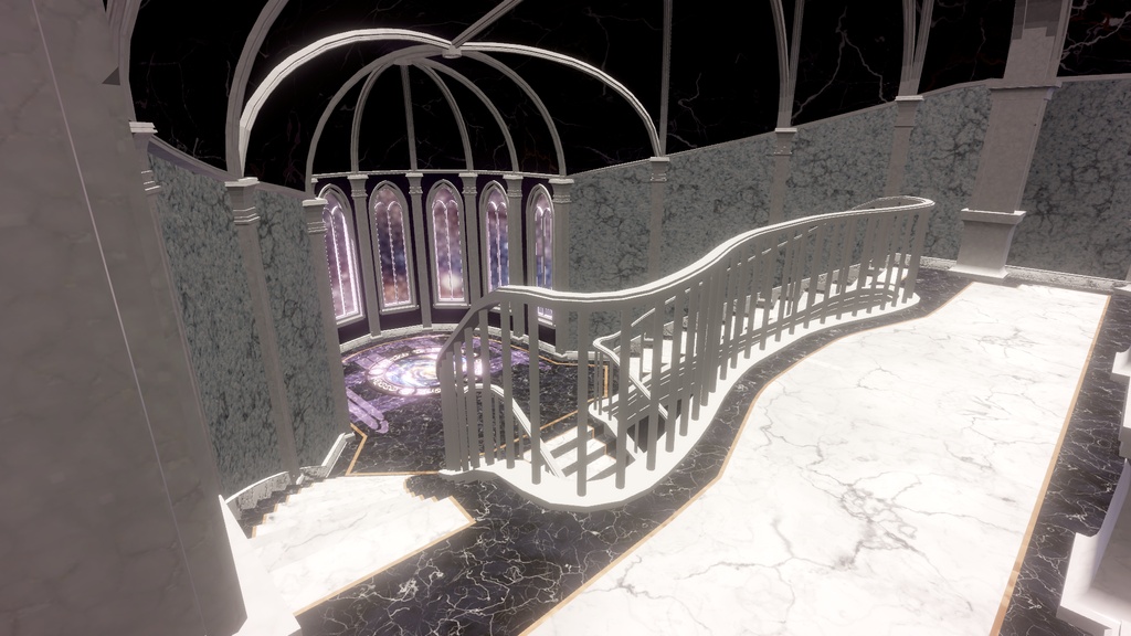 【VRChat】 黒白のチェス宮殿 - Gothic Chess Palace -