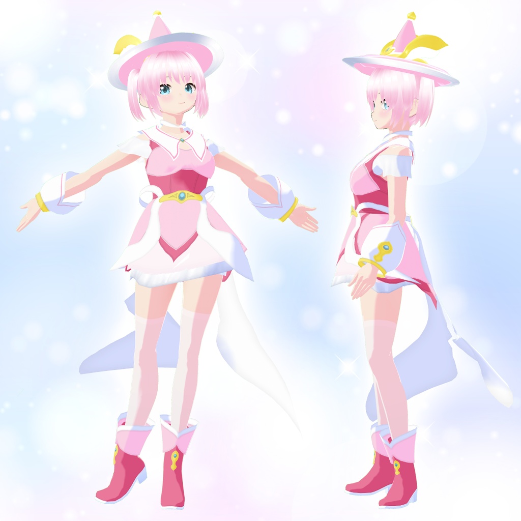 【VRoid衣装&アバター】ファンシー魔法少女