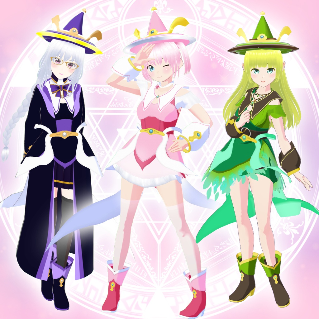 【VRoid衣装&アバター】ファンシー魔法少女