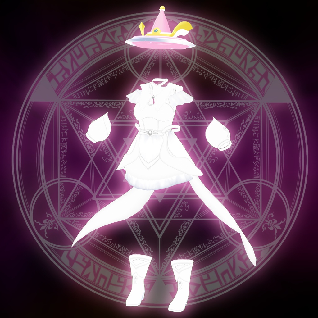 【VRoid衣装&アバター】ファンシー魔法少女