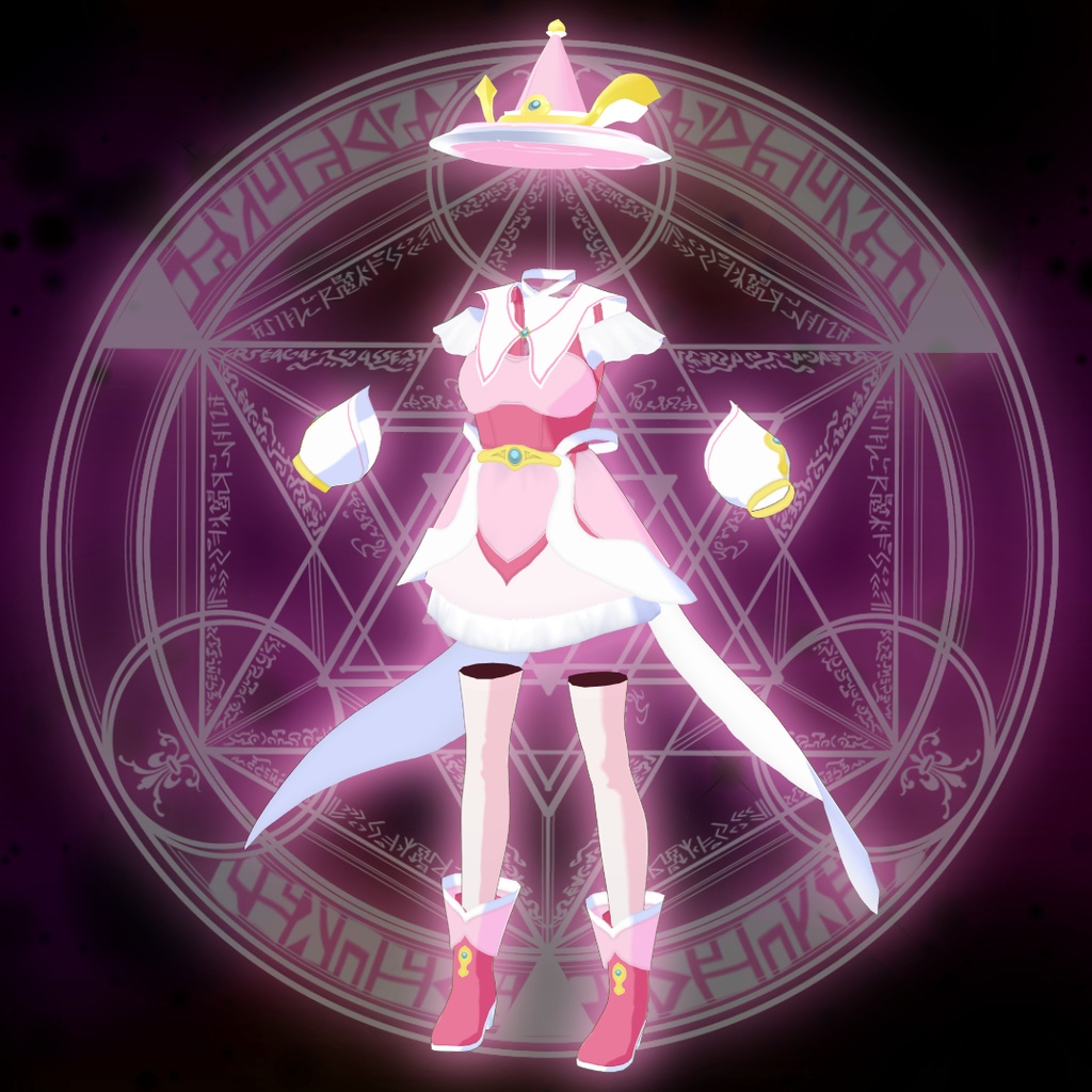 【VRoid衣装&アバター】ファンシー魔法少女