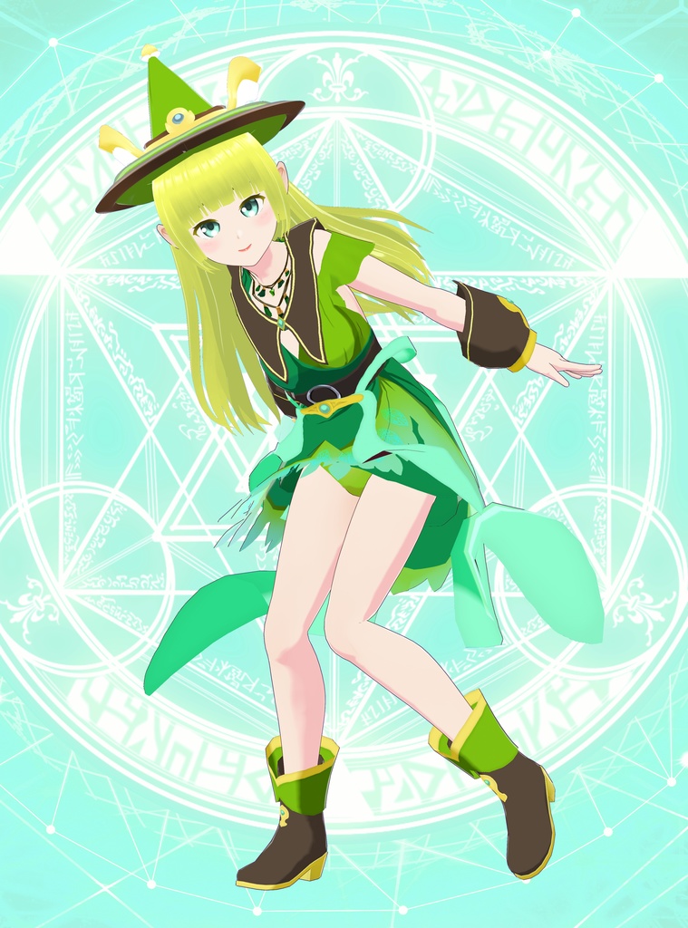 【VRoid衣装&アバター】ファンシー魔法少女