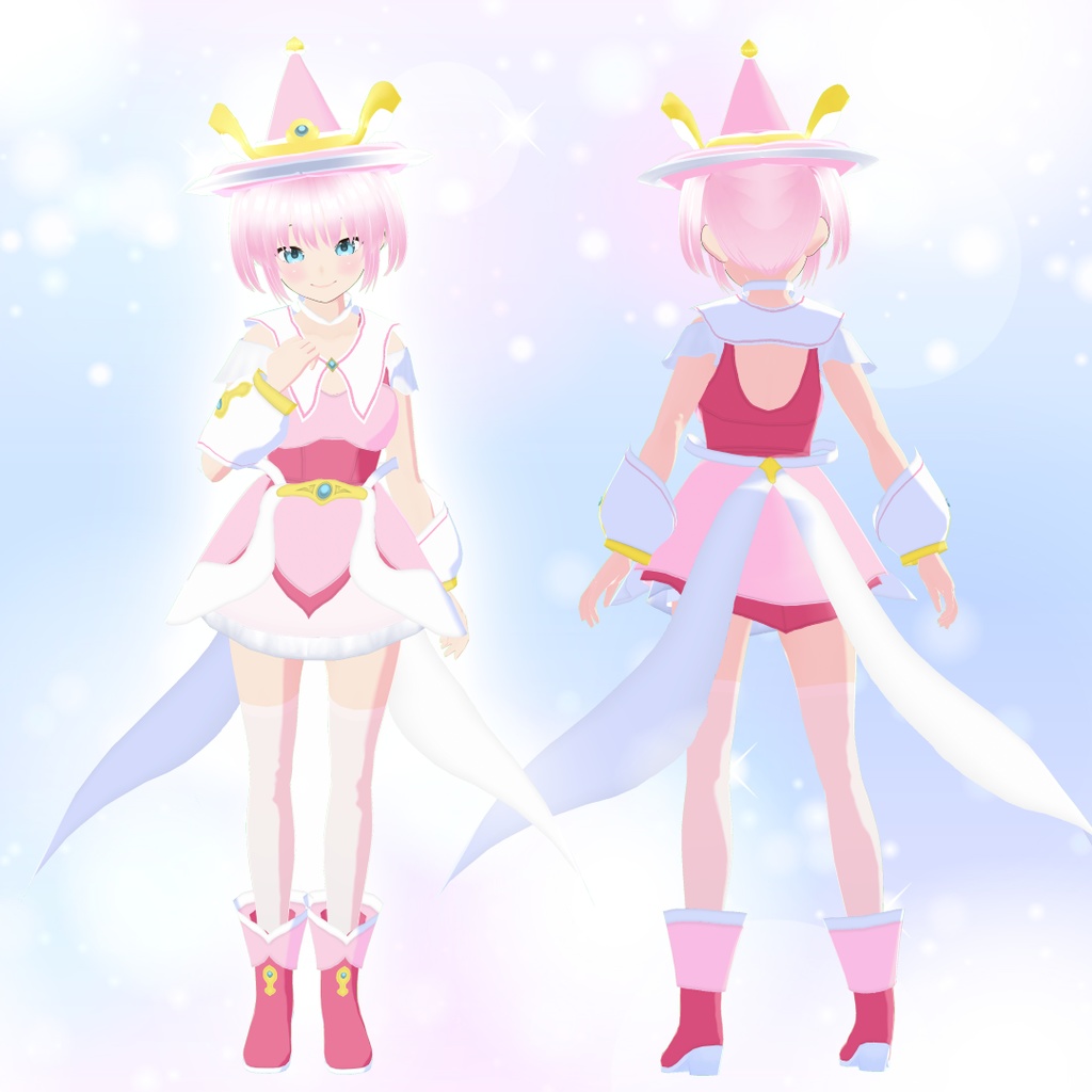 【VRoid衣装&アバター】ファンシー魔法少女