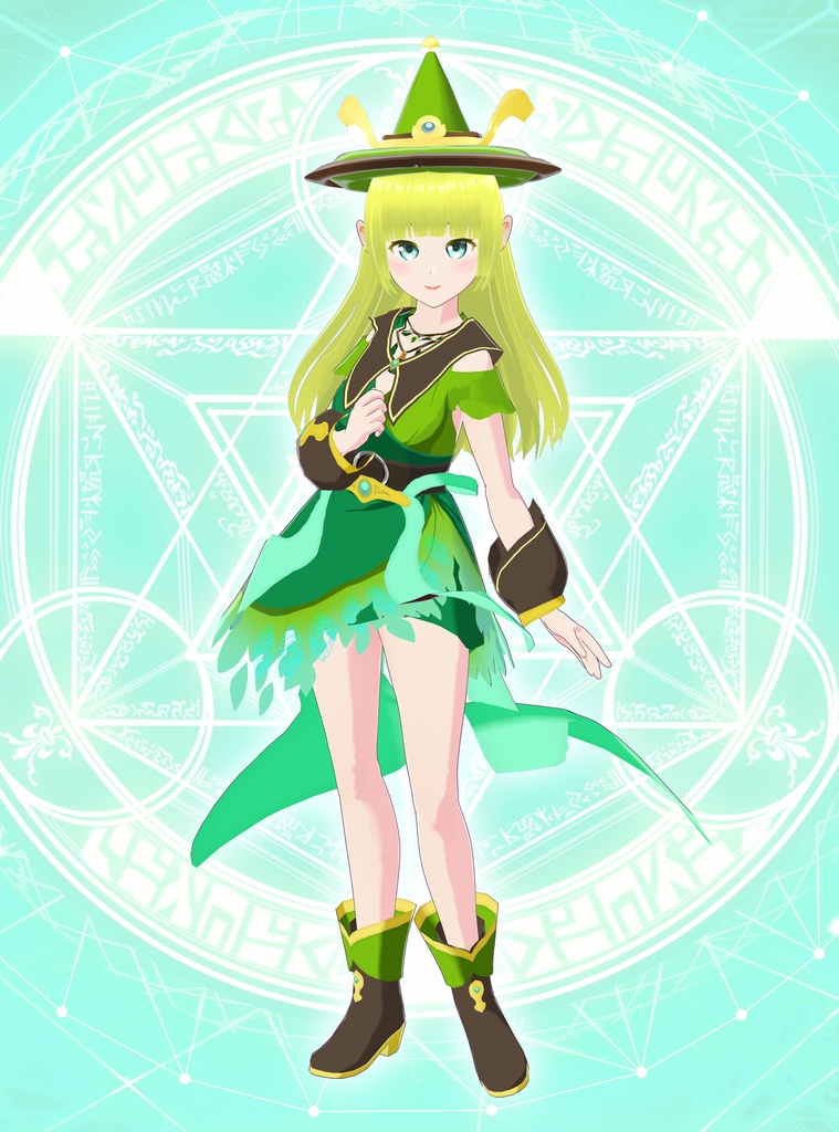 【VRoid衣装&アバター】ファンシー魔法少女