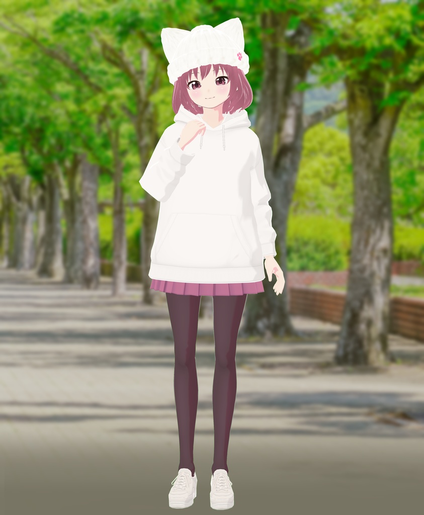 【VRoid衣装&アバター】ねこみみニット帽