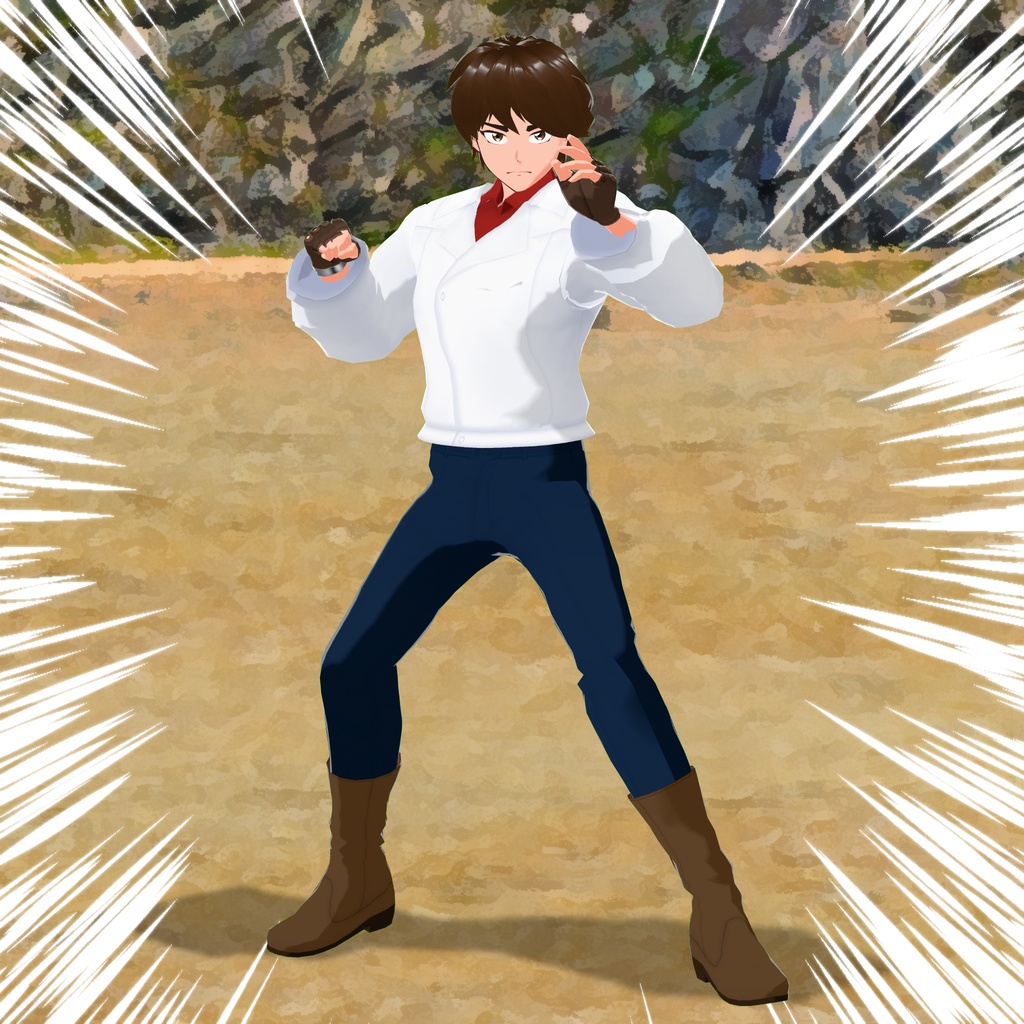 【衣装&アバター】変身しそうな正義のお兄さん【VRoid用】