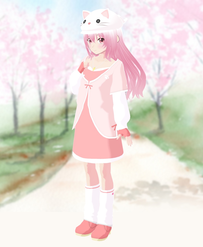 【VRoid衣装】おでかけカーディガンセット