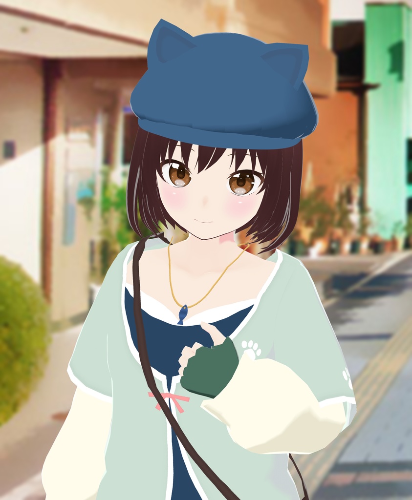 【VRoid衣装】おでかけカーディガンセット