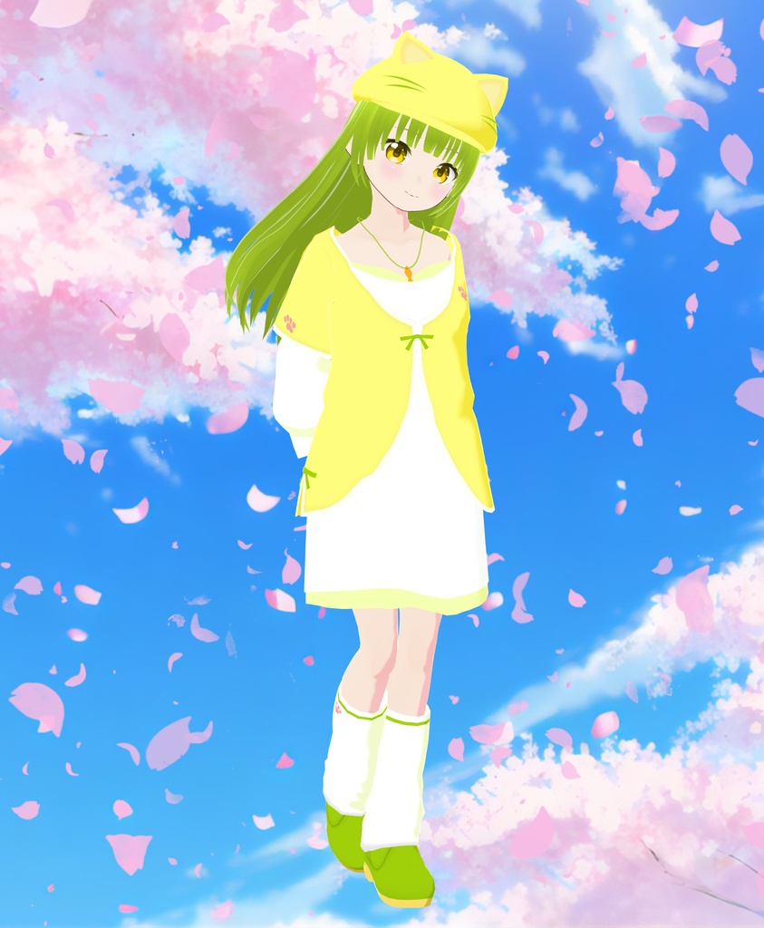 【VRoid衣装】おでかけカーディガンセット