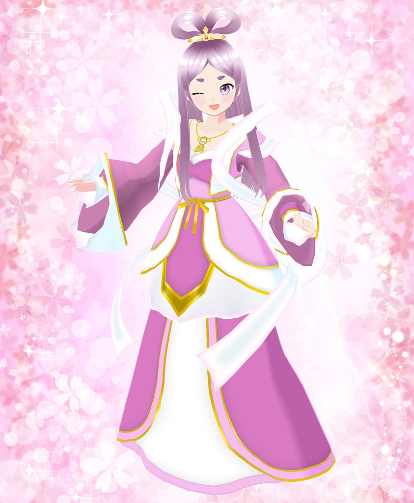 【VRoid衣装&アバター】天女ちゃん2