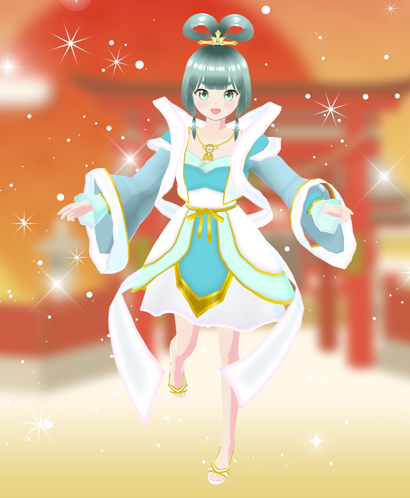 【VRoid衣装&アバター】天女ちゃん3