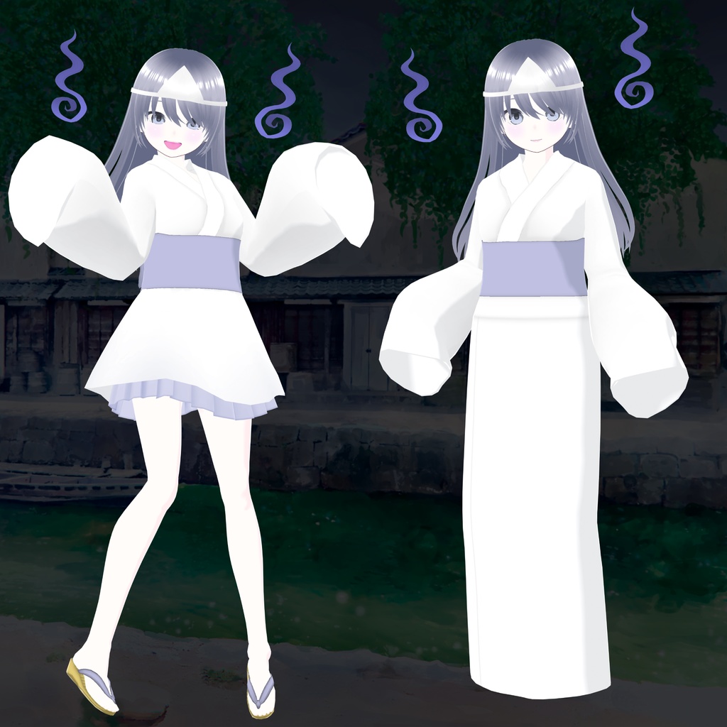 【VRoid衣装&アバター】ゆうれいちゃん