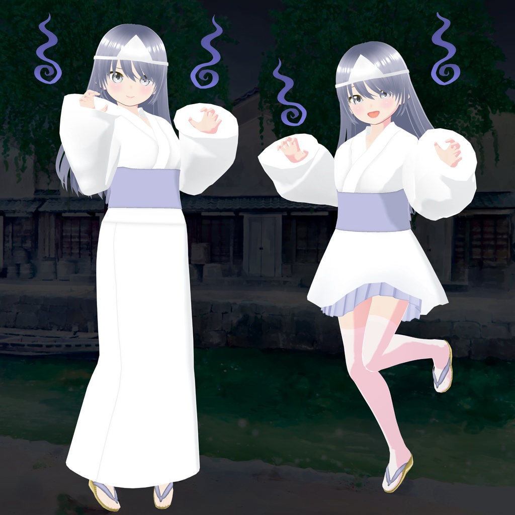 【VRoid衣装&アバター】ゆうれいちゃん