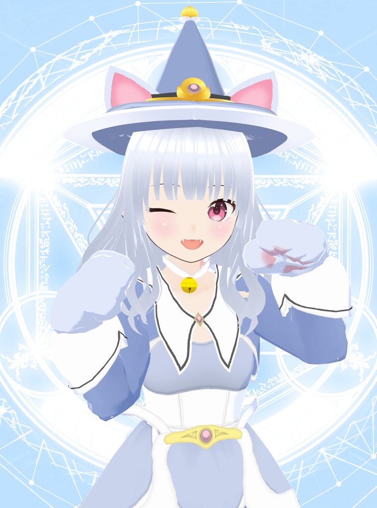 【VRoid衣装&アバター】ねこみみ魔法少女4