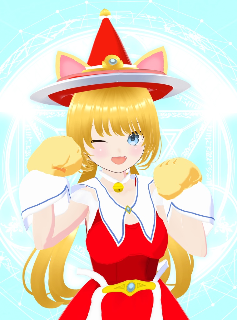 【VRoid衣装&アバター】ねこみみ魔法少女5