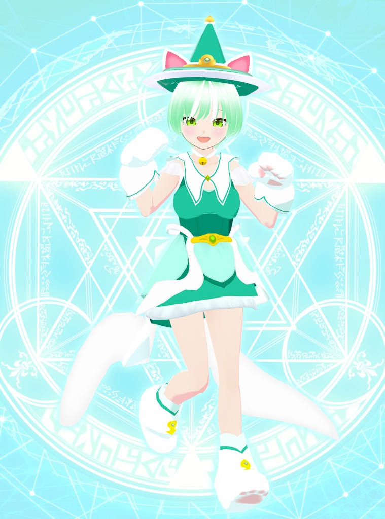 【VRoid衣装&アバター】ねこみみ魔法少女6