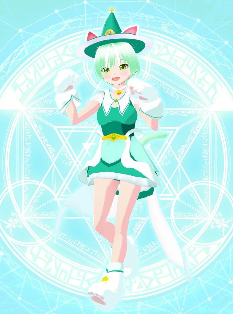 【VRoid衣装&アバター】ねこみみ魔法少女6