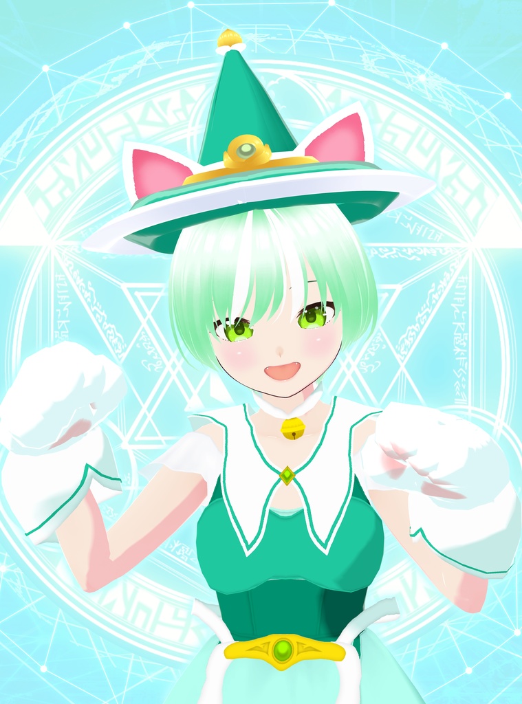 【VRoid衣装&アバター】ねこみみ魔法少女6