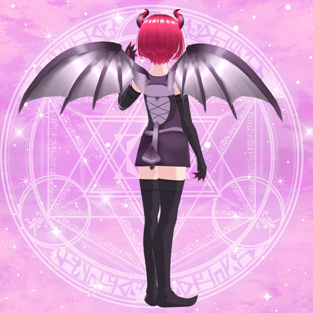 【VRoid衣装&アバター】悪魔セット